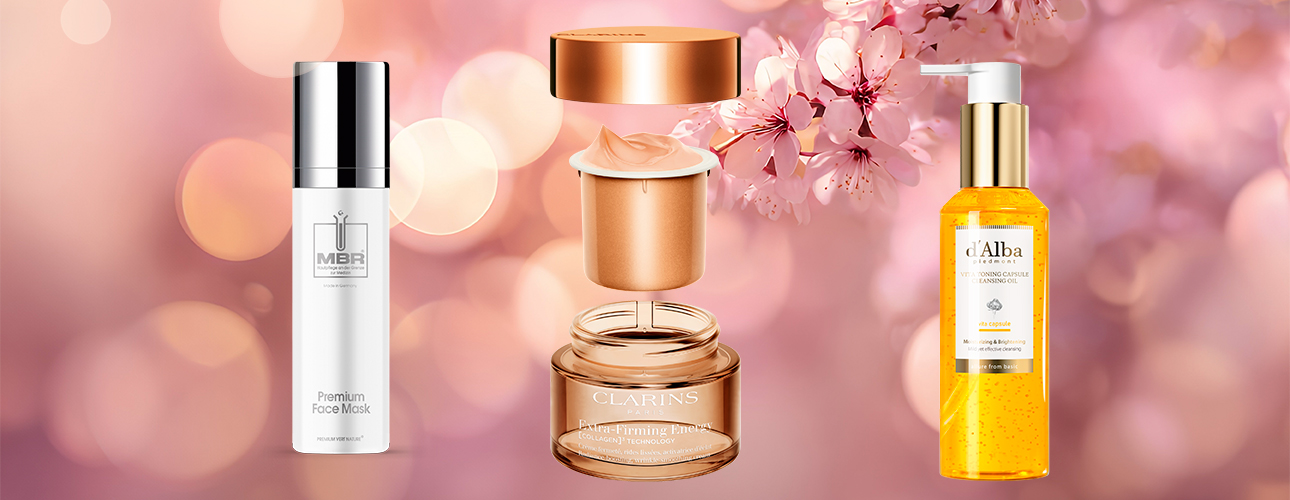 Красота: Что нового? Сыворотка с&nbsp;витамином&nbsp;С от&nbsp;BYRAIN, регенерирующая маска MBR Premium Vert Nature, крем Clarins и&nbsp;другие хиты весеннего сезона