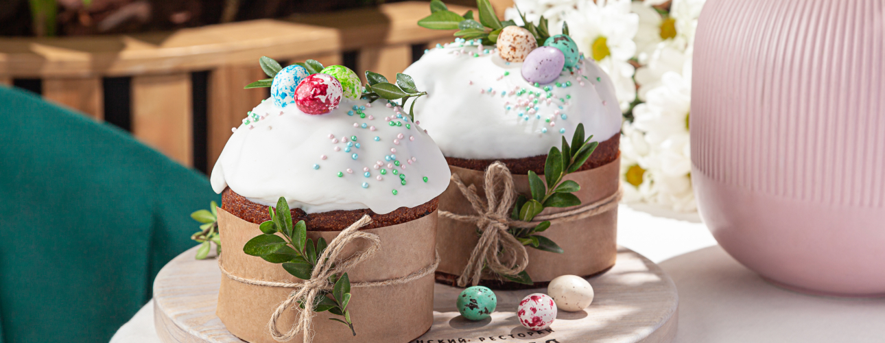 Едим не&nbsp;дома: Пасха в&nbsp;ресторанах Москвы&nbsp;&mdash; авторские панеттоне, куличи-матрешки и&nbsp;зефирные маки