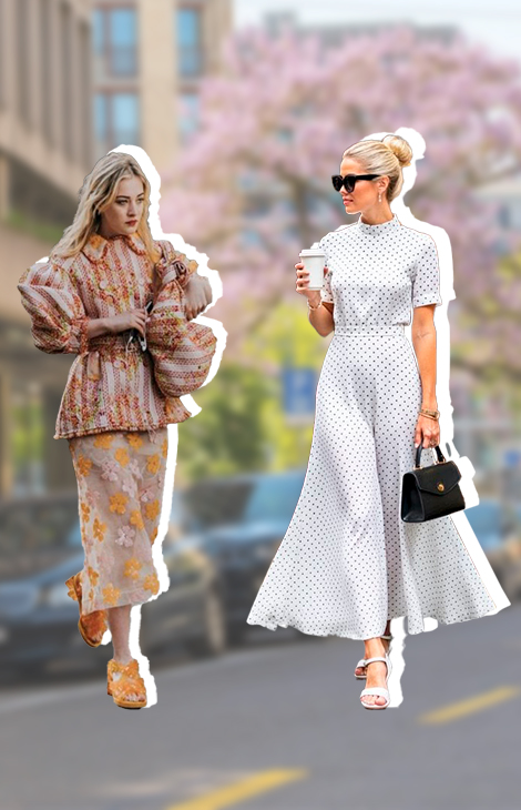 Цветочный принт, горох и&nbsp;кружево: собираем образы для пасхального обеда или бранча