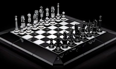 Часы &amp;&nbsp;Караты: уникальный шахматный набор Chanel, инкрустированный 9000 бриллиантов