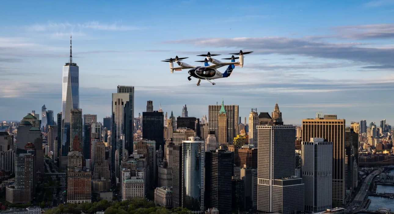 10 минут от JFK до Манхэттена: первый тест аэротакси над Нью-Йорком