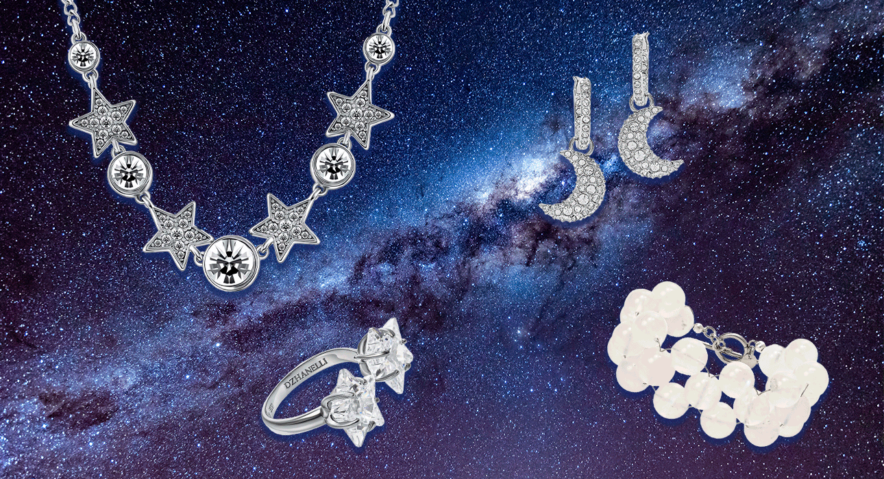 Космос как предчувствие: украшения с&nbsp;Луной и&nbsp;звездами в&nbsp;преддверии Дня космонавтики