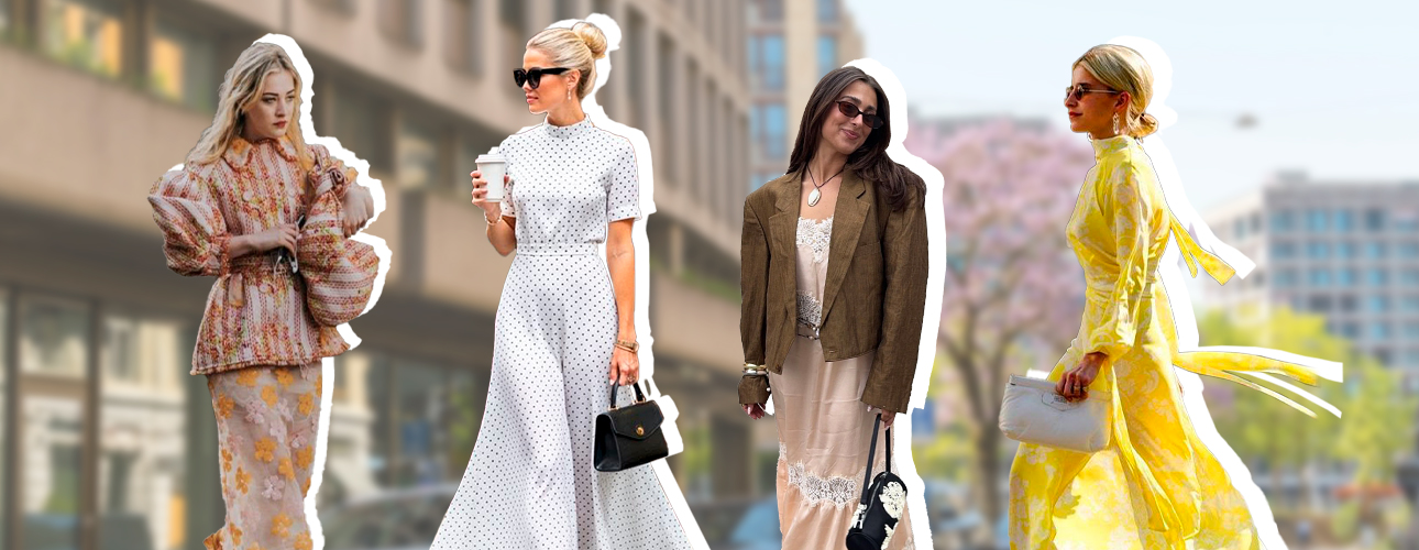 Цветочный принт, горох и&nbsp;кружево: собираем образы для пасхального обеда или бранча