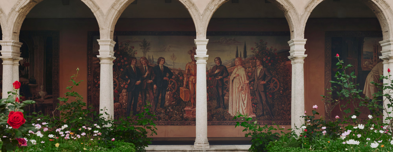 Gucci Memoria: история итальянского модного Дома в&nbsp;гобеленах и&nbsp;иммерсивных инсталляциях