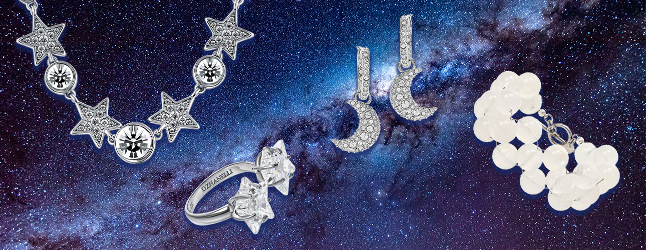 Космос как предчувствие: украшения с&nbsp;Луной и&nbsp;звездами в&nbsp;преддверии Дня космонавтики