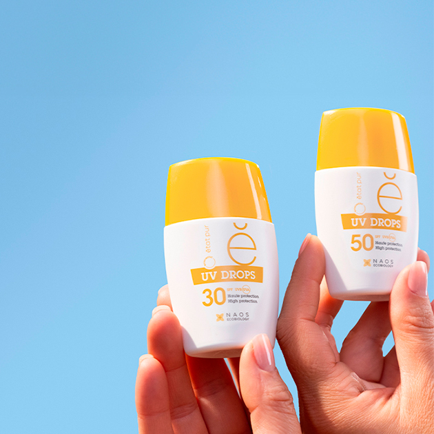 Etat Pur выпускает первую солнцезащитную гамму — легкие флюиды для лица UV Drops SPF 30 и SPF 50