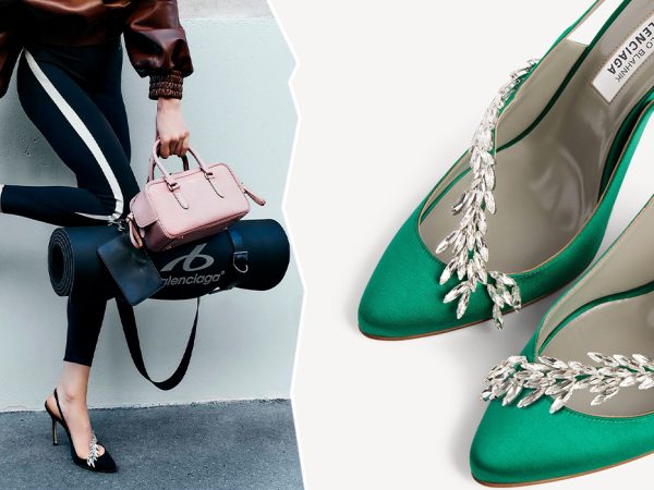 Лучшие коллабы-2026: Manolo Blahnik и&nbsp;Balenciaga выпустили линейку атласных лодочек с&nbsp;кристаллами