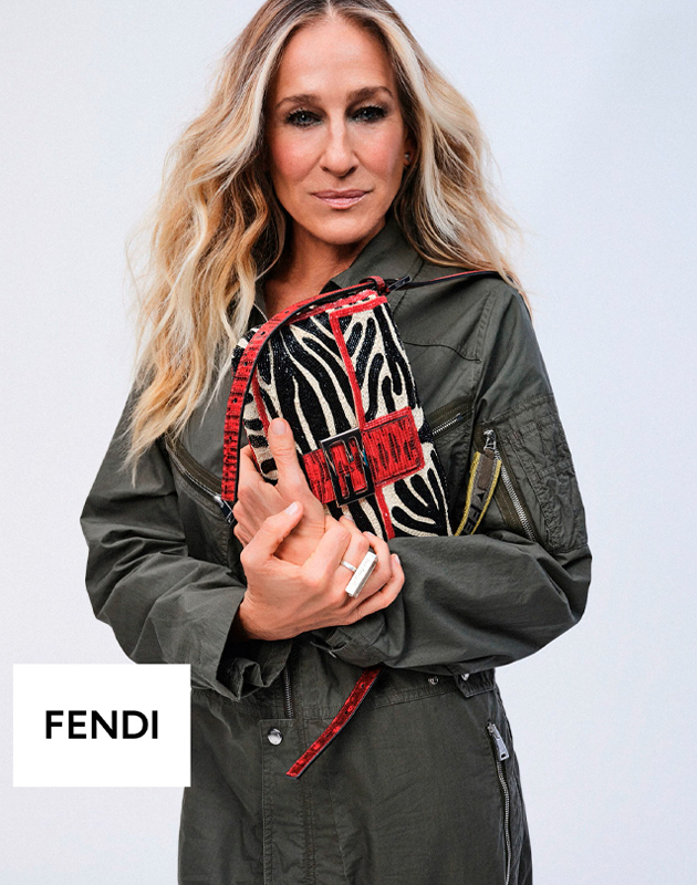 Сара Джессика Паркер в рекламной кампании Fendi Baguette