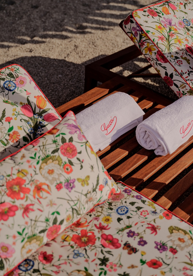 Пляжный клуб Gucci La Rose des Vents в Монте-Карло