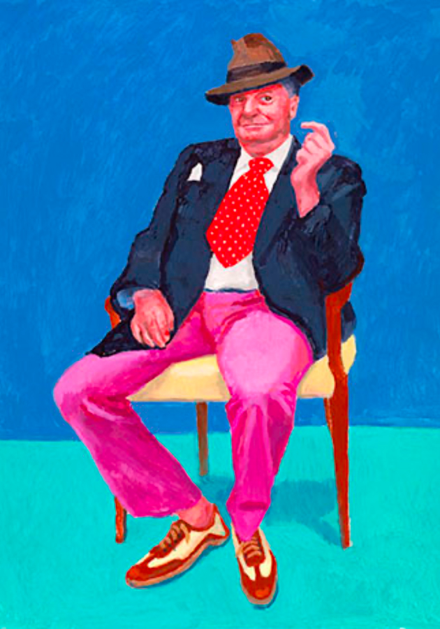 Barry Humphries, 26th, 27th, 28th March 2015, 2015 - Acrylic on canvas 48 x 36 in