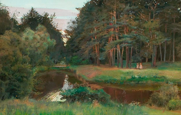 К.А. Сомов. В сумерках. 1897 г. Государственная Третьяковская галерея