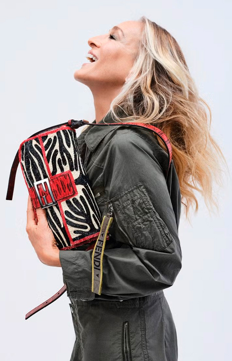 Shoes & Bags Blog: Сара Джессика Паркер в рекламной кампании Fendi Baguette