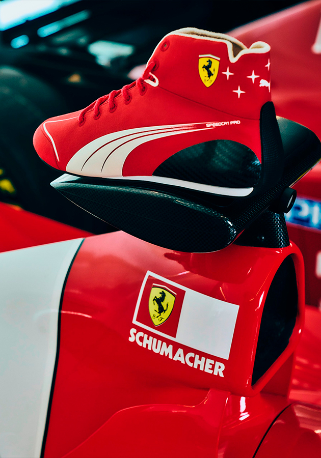 Puma и Scuderia Ferrari выпустили лимитированную коллекцию в честь гонщика Михаэля Шумахера