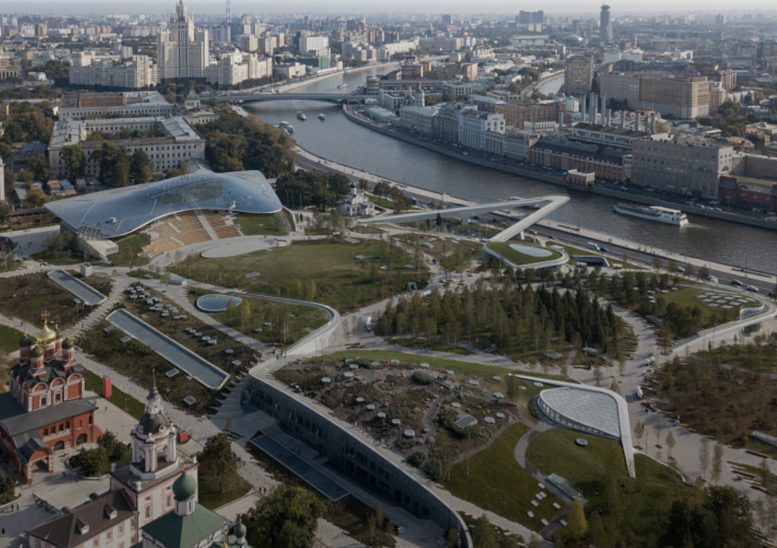Парк «Зарядье» в Москве. Фото: Иван Баан. 2017 г.