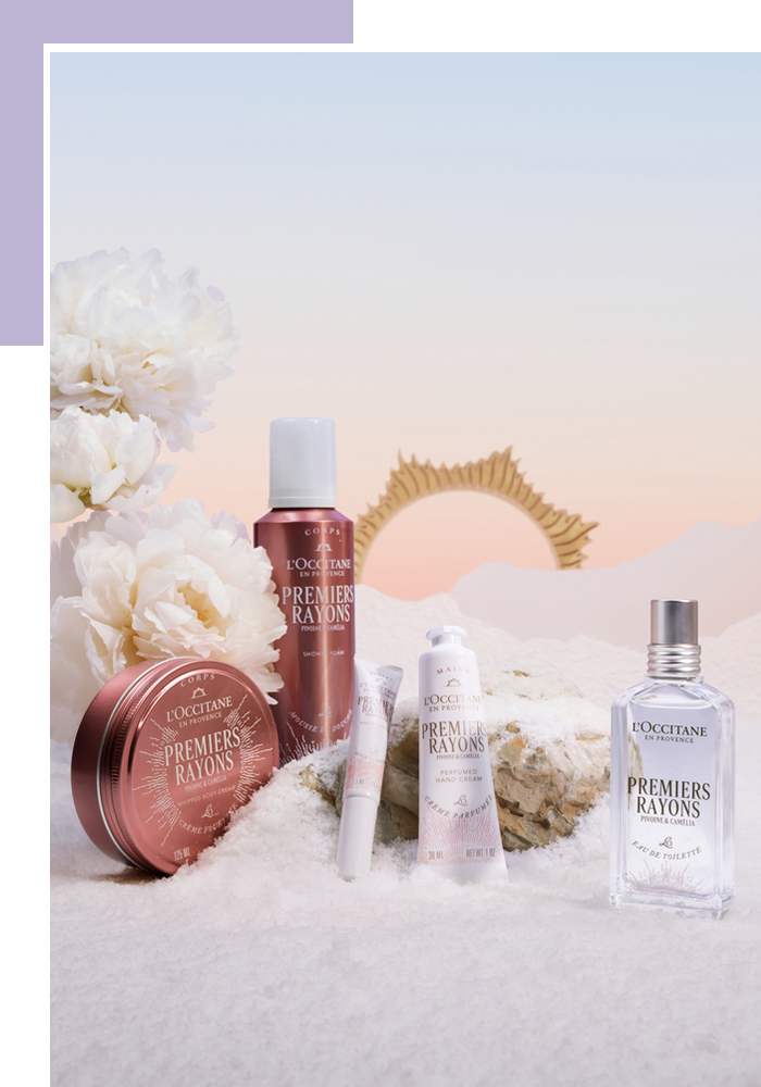 Лимитированная коллекция «Первые лучи, Пион и Камелия» от L’Occitane