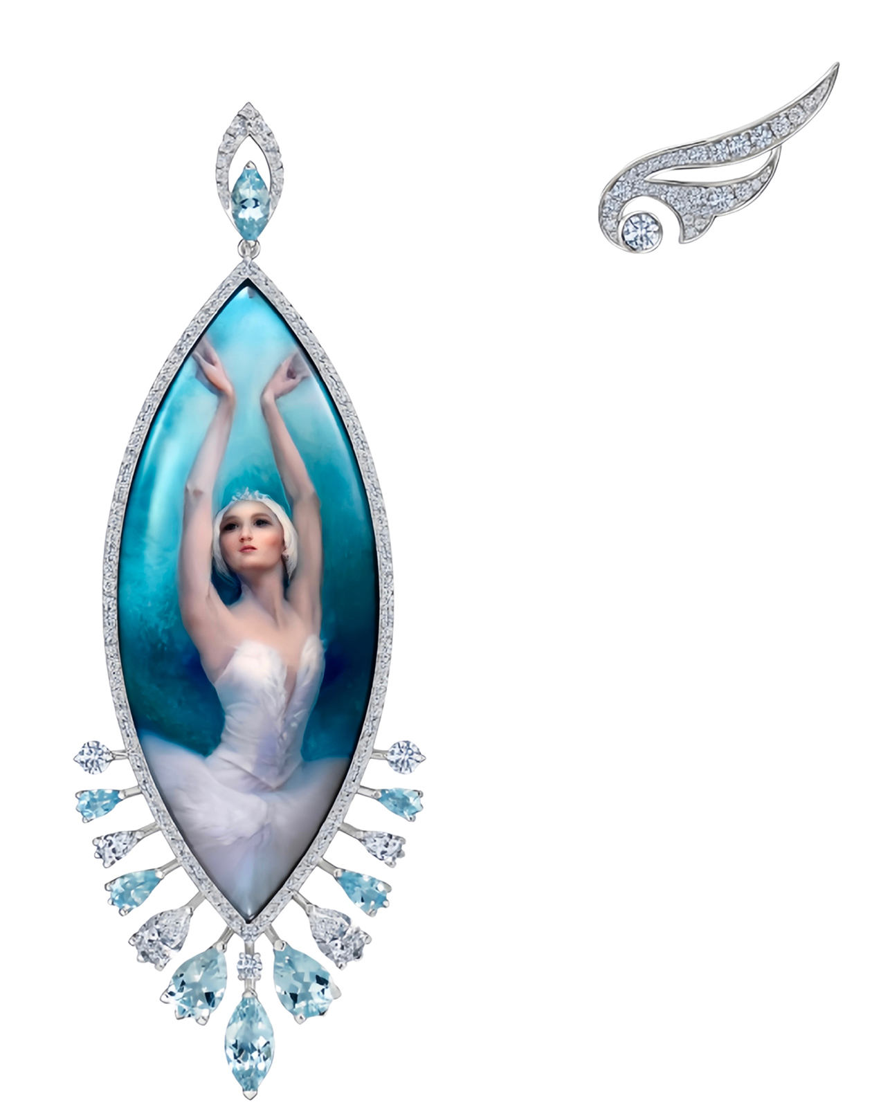 Из коллекции EIRINE x Федоскино «Русские сезоны»