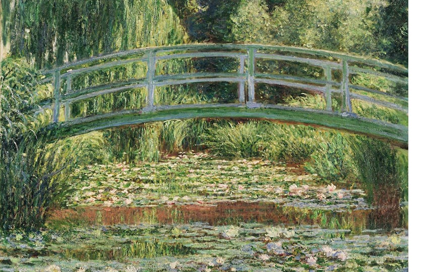 Клод Моне «Японский мостик (пруд с водяными лилиями)», 1899  