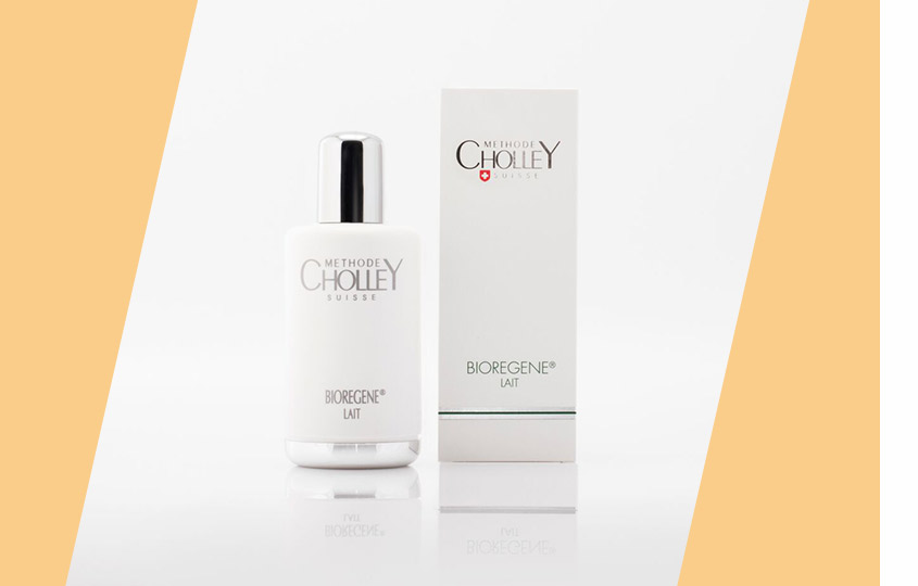 Деликатное средство Bioregene Lait для очищения лица, шеи и декольте от макияжа и поверхностных загрязнений. Рекомендовано для сухой чувствительной кожи с признаками купероза.      