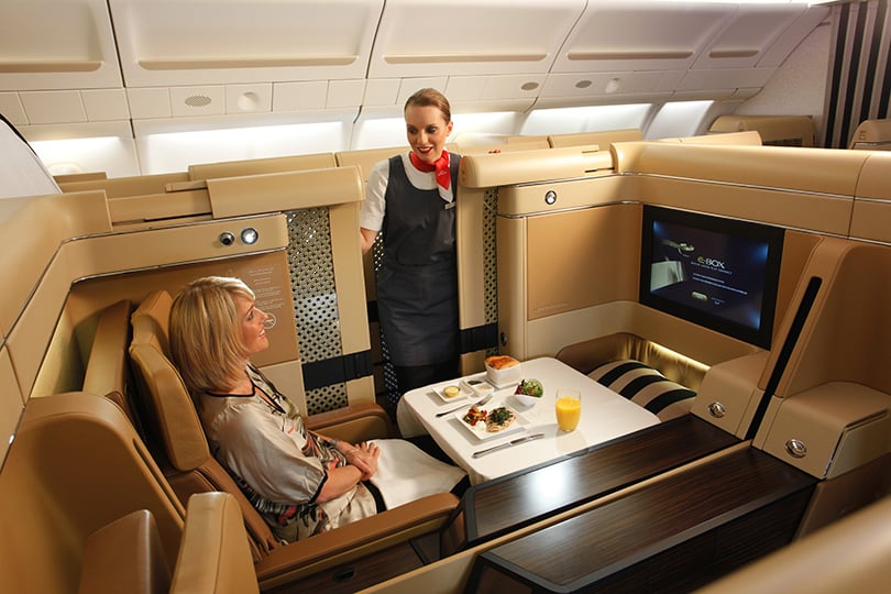 Travel News: специальные цены на билеты бизнеса-класса Etihad Airways