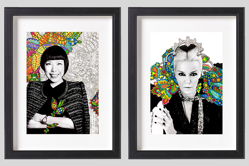 Макс Гошко-Даньков создал арт-портреты для Азиатской федерации высокой моды