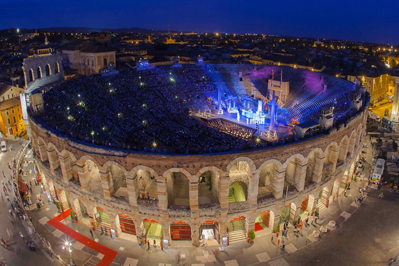 От оперы до электроники: 10 музыкальных фестивалей Европы. Оперный фестиваль Arena di Verona
