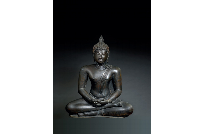 Выходные в Маастрихте: 7000 лет истории искусств на ярмарке TEFAF. Статуя Будды Шакьямуни. XIV век