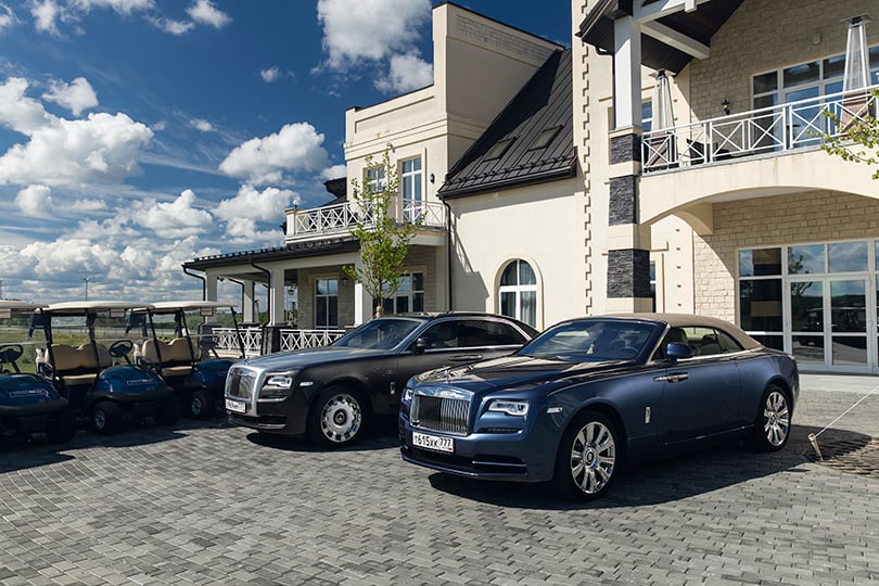 Cars with Jan Coomans. Two Rolls-Royces, a Golf Club, and me