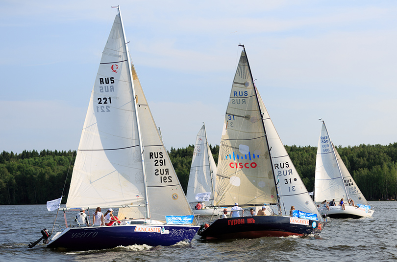 Sports & Lifestyle: гонка на яхтах на Клязьме в рамках проекта «Покоряя стихию»