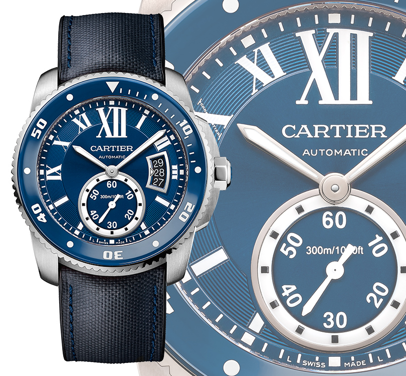 Часы & Караты: исследуя глубину. Новые часы для дайверов Cartier Diver Blue