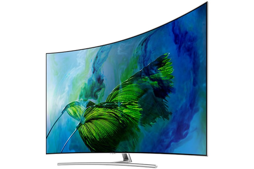 Телевизор Samsung QLED TV: Q8C и Q7C — изогнутое чудо света
