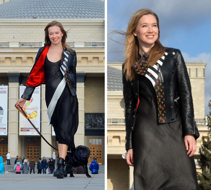 Celebrity Travel. Ида Кехман: Новосибирск — город моего детства. На Иде: куртка и платье Louis Vuitton
