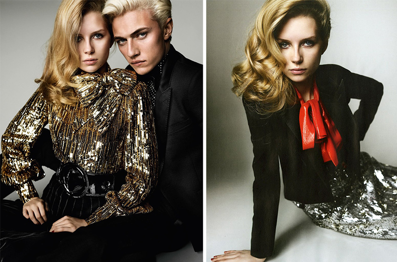 Мода и бизнес: сестра Кейт Мосс Лотти — новое лицо Bulgari. Съемка Марио Тестино для Vogue Paris, 2016 г.