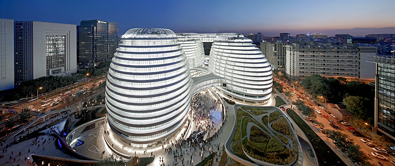 Многофункциональный комплекс Galaxy Soho в Китае был удостоен международной награды Королевского института британских архитекторов