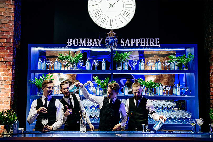 Коктейль и ужин Bombay Sapphire