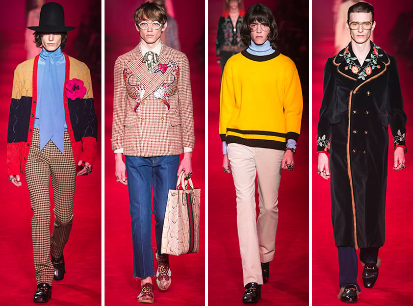 Первый план — лучшие показы на Неделе мужской моды в Милане: Gucci