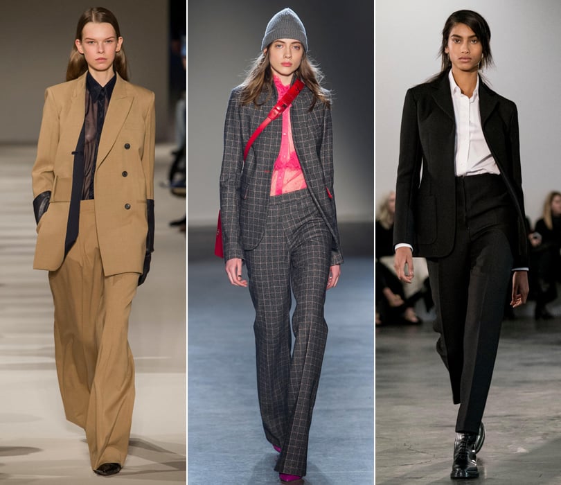 Office Style: разбираем ключевой тренд Недели моды в Нью-Йорке. Костюмы в осенних коллекциях Victoria Beckham, Zadig & Voltaire, The Row