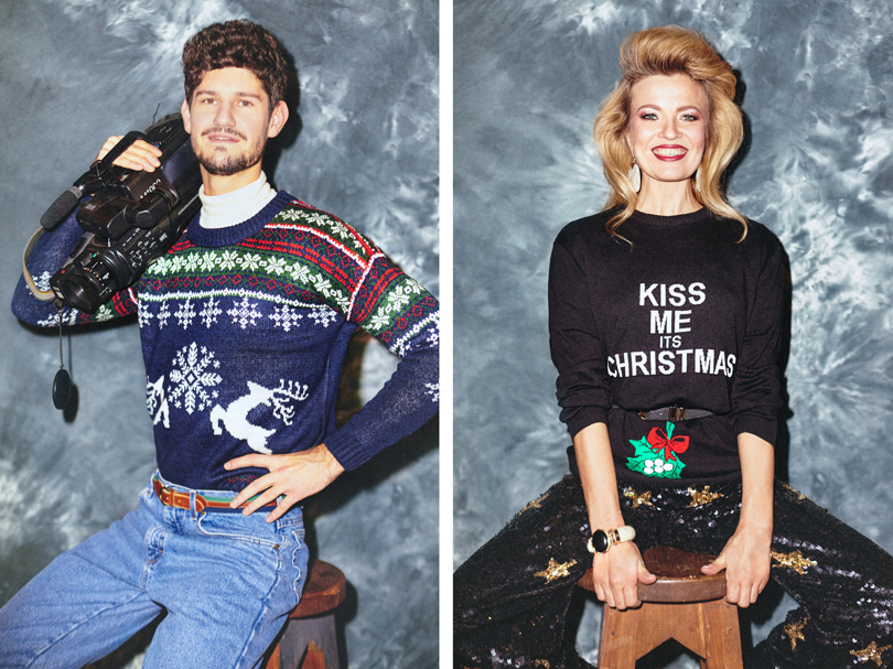 Звезды примерили рождественские свитеры ASOS