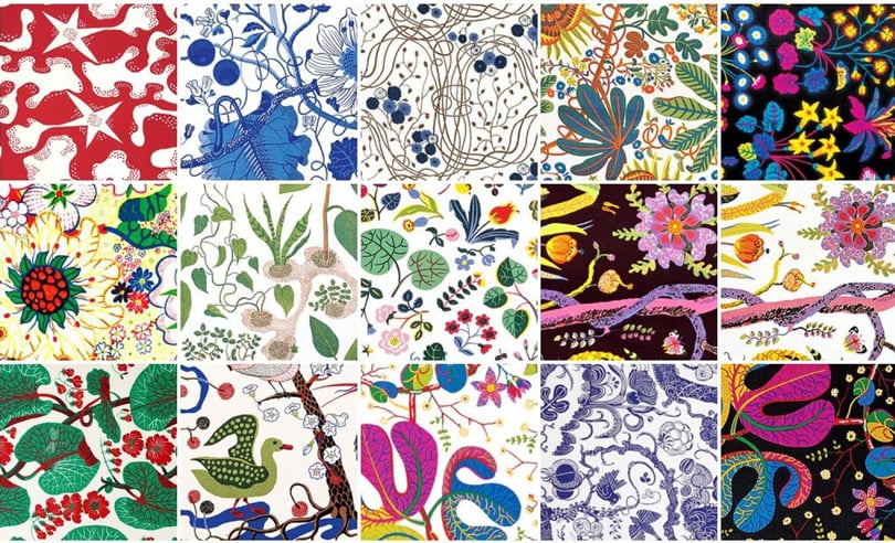 Шведский модернизм Йозефа Франка. Ткани с невероятными орнаментами и фантазиями на тему флоры и фауны