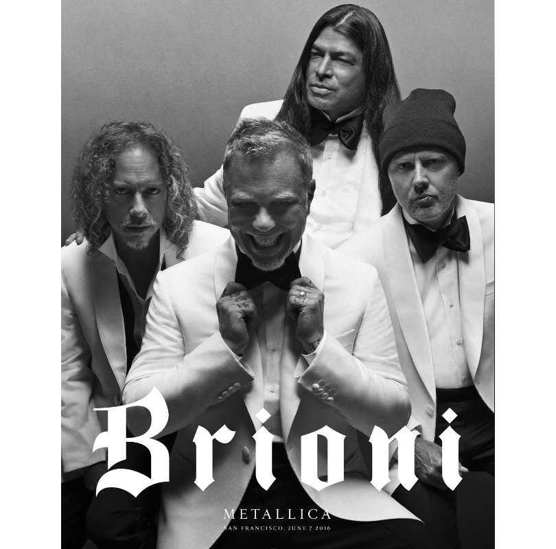 Men in Style: музыканты Metallica стали лицами Brioni
