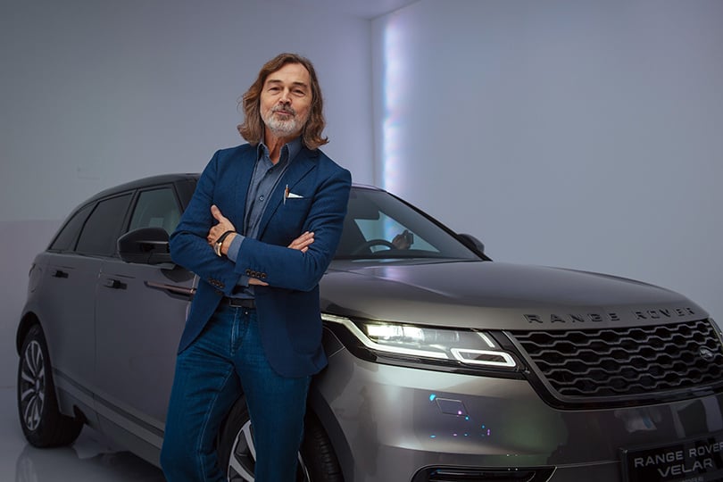 Российская премьера Range Rover Velar в Музее Москвы: Никас Сафронов