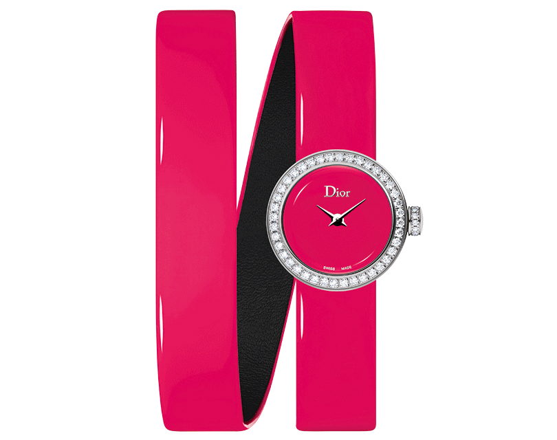 Пестрая лента: часы La Mini D de Dior Wraparound с цветными браслетами