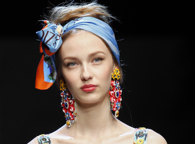 Style Notes: какую бижутерию выбрать этим летом? Dolce & Gabbana (весна-лето 2016)