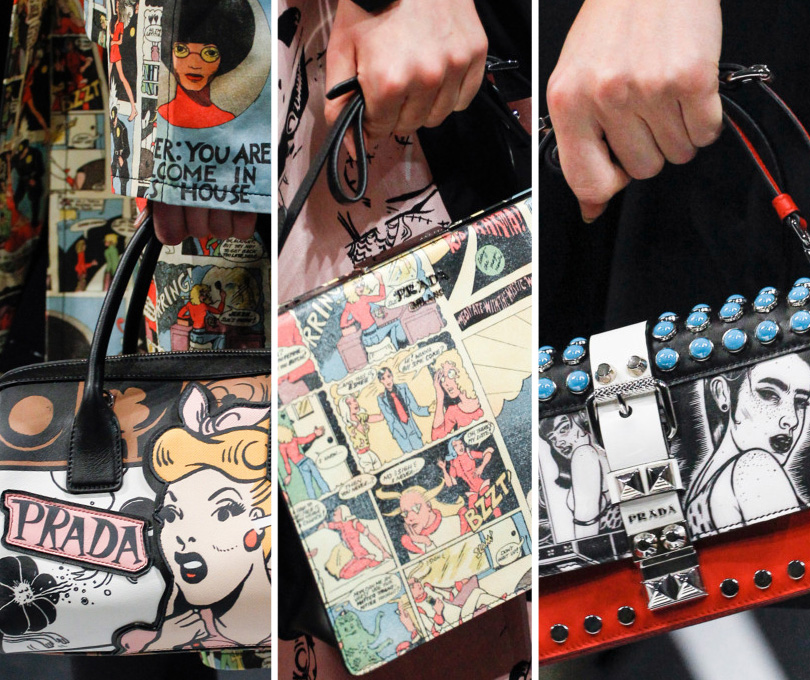 Гранж и комиксы на показе Prada