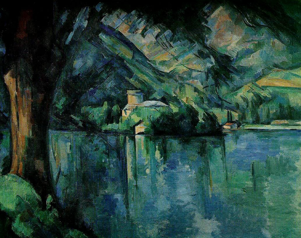 Поль Сезанн. «Озеро в Аннеси» (1896 год, Галереи института Курто, Лондон)