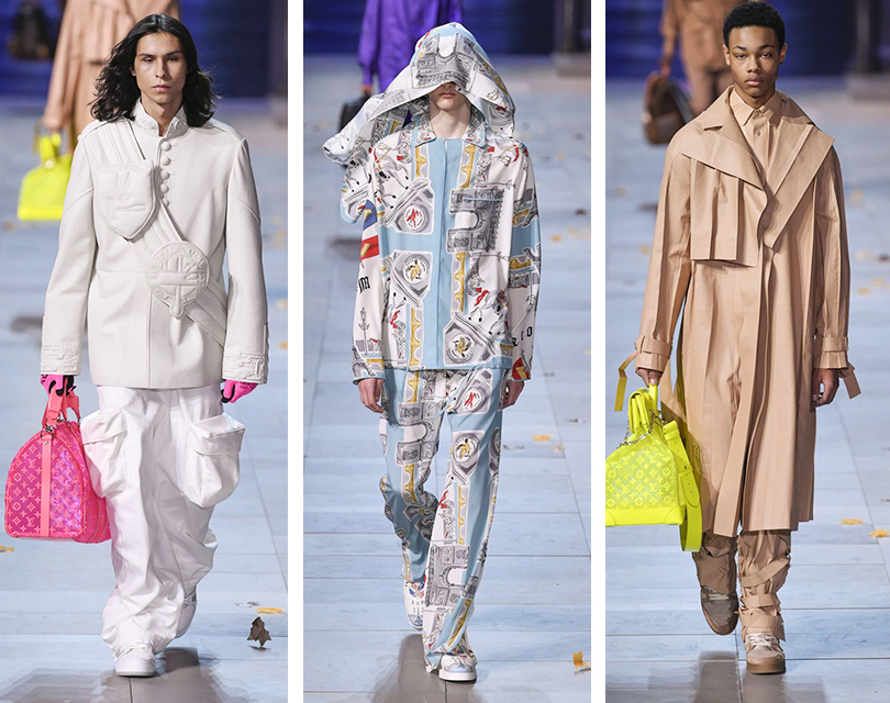 Вирджил Абло представил осенне-зимнюю коллекцию Louis Vuitton на Неделе мужской моды в Париже