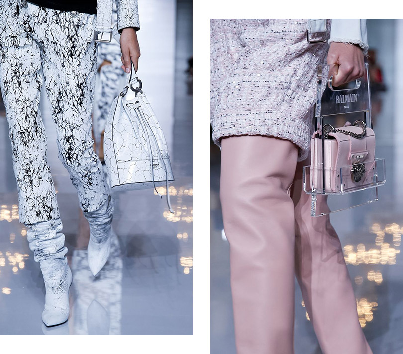 Шито белыми нитками: показ Balmain на Неделе моды в Париже