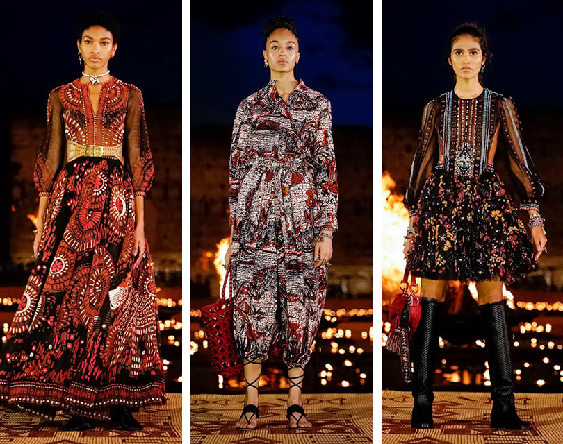 Показ круизной коллекции Dior в Марокко
