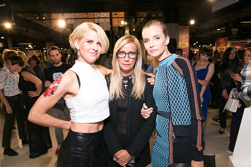 Гости Fashion's Night Out: Полина Киценко, Белоника Белоцерковская и Наталья Якимчик