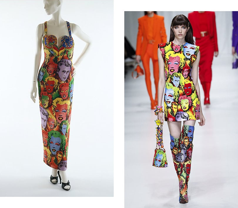 Платье, Atelier Versace, 1991 г. Подарено дизайнером Метрополитен-музею (Нью-Йорк) 
Versace, весна-лето — 2018