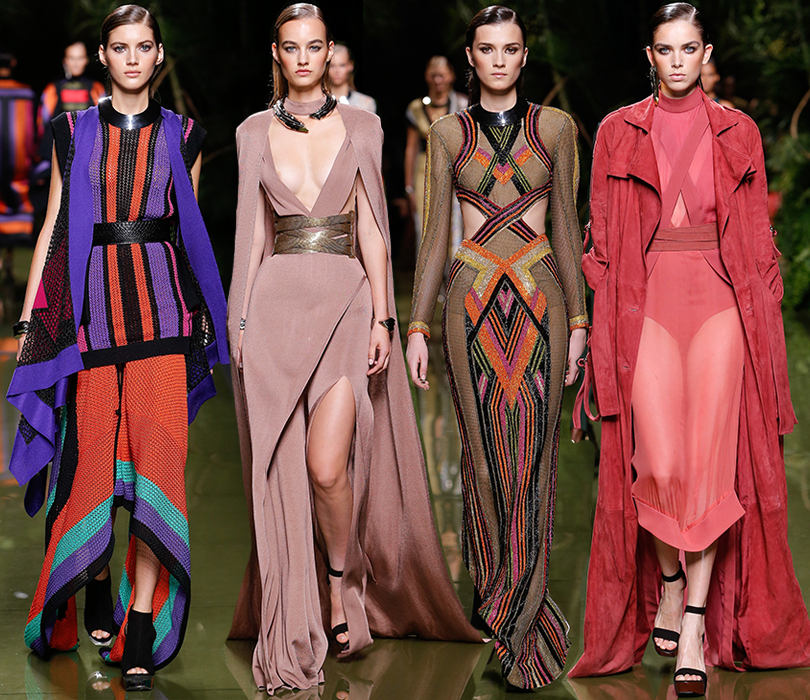 Style Notes: «модная армия» Оливье Рустена на показе Balmain